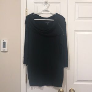 Women’s Laila Jayde Cowl Neck Zipper Sweater Lg